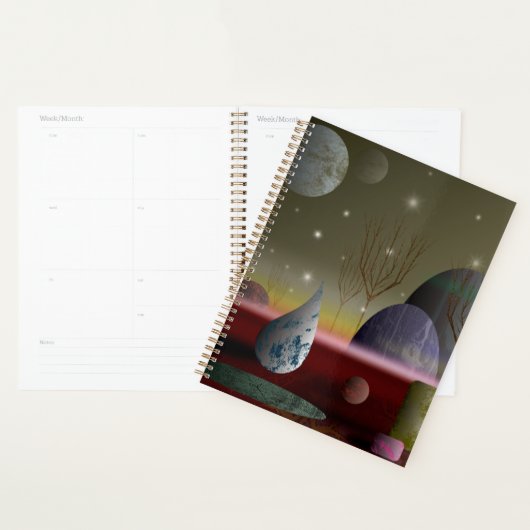 Planète Du Planificateur De Formes 8,5x11 (Devant avec enveloppe)