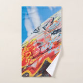 planète graffiti (Serviette à main)