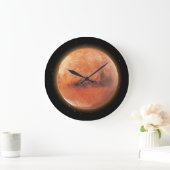 Planète Mars et horloge murale étoilée (Maison)