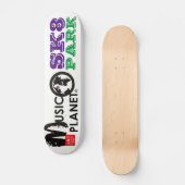 PLANÈTE MUSICALE PARC SK8 Skateboard (Recto)