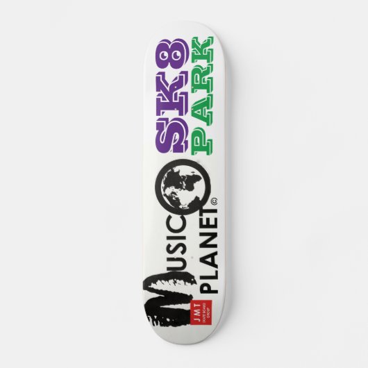 PLANÈTE MUSICALE PARC SK8 Skateboard (Recto)