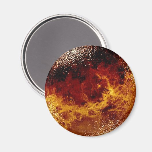 Planète Vénus Solaire Système Magnet (Recto/Verso)