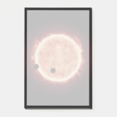 Planeten die de rode dwergster in Trappist-1 overs Post-it® Notes (Voorkant)