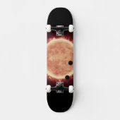 Planeten die de rode dwergster in Trappist-1 overs Skateboard (Voorkant)