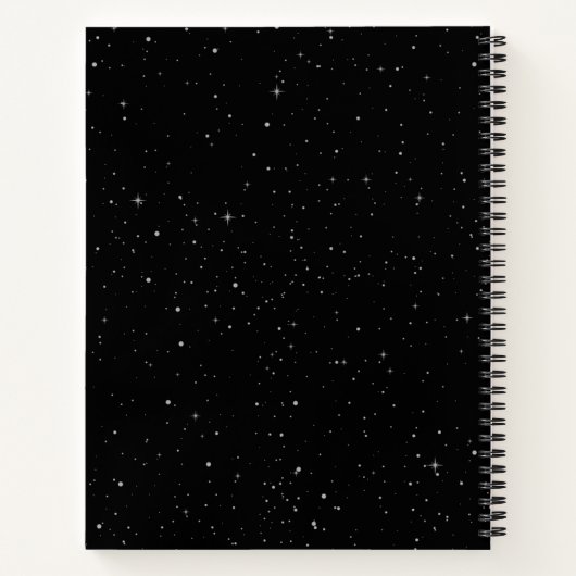 Planeten en het zonnestelsel voor kinderen notitieboek (Achterkant)