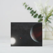 Planeten in een baan rond de zonachtige ster Epic  Briefkaart (Staand voorkant)