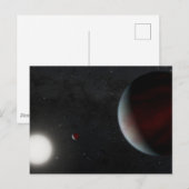 Planeten in een baan rond de zonachtige ster Epic  Briefkaart (Voorkant / Achterkant)