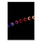 Planeten in zonnestelsel zoals het leven kaart (Achterkant)