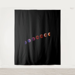 Planeten in zonnestelsel zoals leven wandkleed