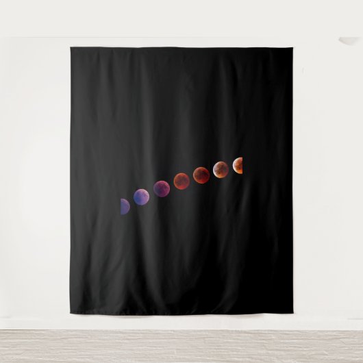 Planeten in zonnestelsel zoals leven wandkleed (Voorkant)