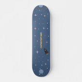 Planeten & Raket, Buitenruimte Skateboard (Voorkant)