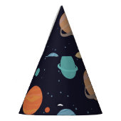 Planeten, sterren, melkweg feesthoedjes (Links)