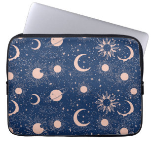 Planeten & Sterren Patroon Laptop Sleeve