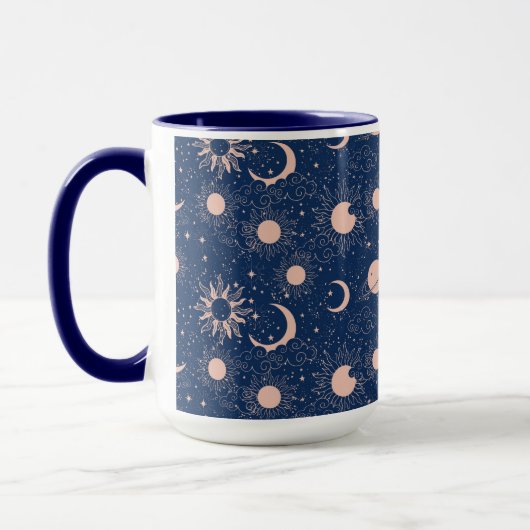 Planeten & Sterren Patroon Mok (Links)