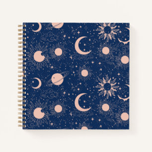 Planeten & Sterren Patroon Notitieboek