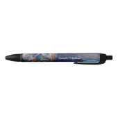 Planeten van de buitenste ruimte van de Aarde Mono Zwarte Inkt Pen (Bodem)