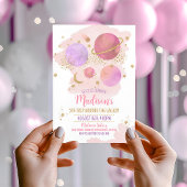 Planeten Verjaardag Uitnodiging, Space Galaxy Meis Kaart