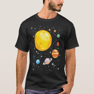 Planeten Zonnestelsel Planetarium Astronomie Astro T-shirt