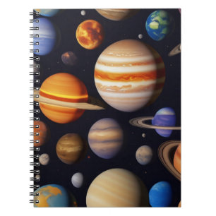 Planetenpatroon Notitieboek