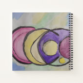 Planètes Abstraites Carnet spiral (Dos)