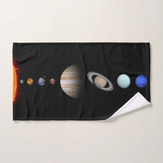 PLANÈTES de la serviette de main faite sur (Serviette à main)