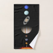 PLANÈTES de la serviette de main faite sur (Serviette à main)