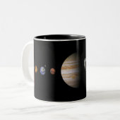 PLANÈTES de la tasse à deux tons de SYSTÈME (Devant gauche)