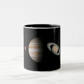 PLANÈTES de la tasse à deux tons de SYSTÈME (Centre)