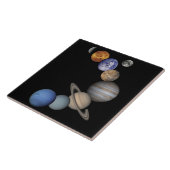 Planètes de notre système solaire Carreaux décorat (Côté)