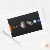 PLANÈTES DU SYSTÈME SOLAIRE Gros Stickers (Enveloppe)