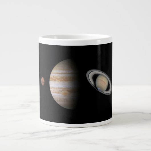 PLANÈTES DU SYSTÈME SOLAIRE Mug géant Custom 20oz (Devant)