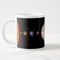 PLANÈTES DU SYSTÈME SOLAIRE Mug géant Custom 20oz