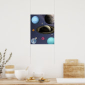 Planètes du système solaire Poster (Cuisine)