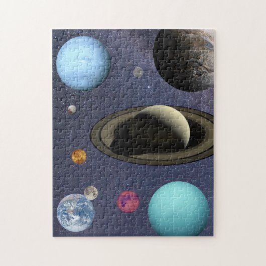 Planètes du système solaire Puzzle (Vertical)