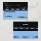 Planètes Earth OutSpace Cartes de visite (Devant / Derrière)