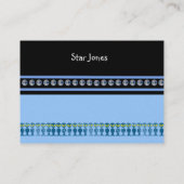 Planètes Earth OutSpace Cartes de visite (Dos)