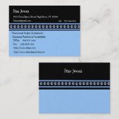 Planètes Earth OutSpace Cartes de visite (Devant / Derrière)