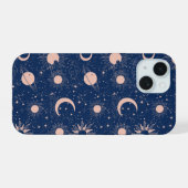 Planètes et étoiles Motif (Verso Horizontal)