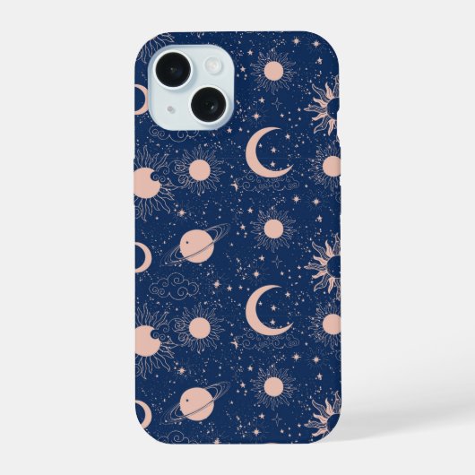 Planètes et étoiles Motif (Verso)