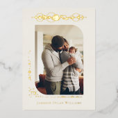 Planètes et étoiles Zodiac | Faire-part de naissan (Recto)