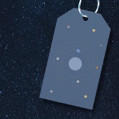 Planètes & Fusée, Étiquette de remerciement pour l