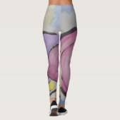 Planètes Leggings d'art Abstrait (Dos)