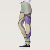 Planètes Leggings d'art Abstrait (Gauche)