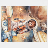 Planètes spatiales Couverture Nom personnalisé Ast (Devant (Horizontal))