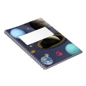 Planètes système solaire Carnet photo spirale (Côté Droit)