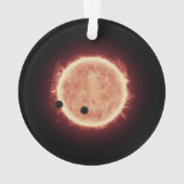 Planètes Transitant Red Nwarf Star Dans Trappist-1 (dos)