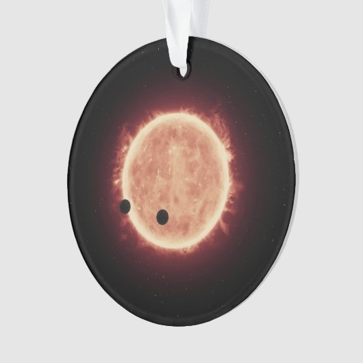 Planètes Transitant Red Nwarf Star Dans Trappist-1 (devant)