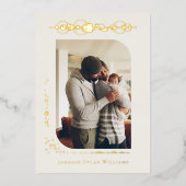 Planètes Zodiac | Scorpio Faire-part de naissance (Recto)