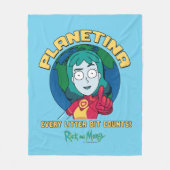 Planetina - Elke vuilbit telt Fleece Deken (Voorkant)