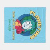 Planetina - Elke vuilbit telt Fleece Deken (Voorkant (Horizontaal))